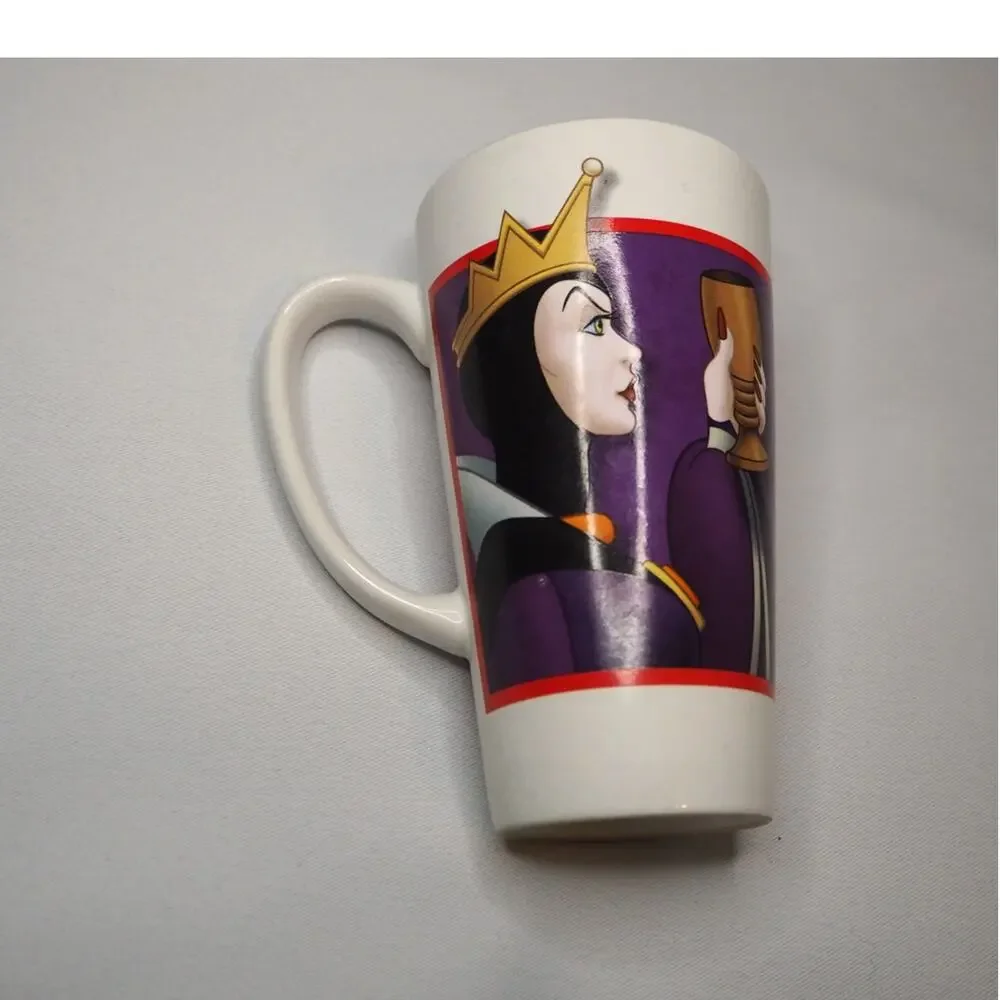 Disney Store Snow White Evil Queen Tall Latte Mug 12 oz Villains 2014 Parks
